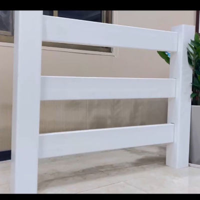 Durable PVC Horse Arena Fencing For Equestrian And Ranch Use