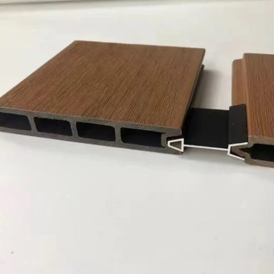 Wood Look WPC Fence Stylish Corrosion Resistant  Stronger Than Wood