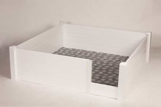 4*4*2.1in Raised Garden Bed Planter Box Pvc For Vegetables Flowers Patio Balcony Use