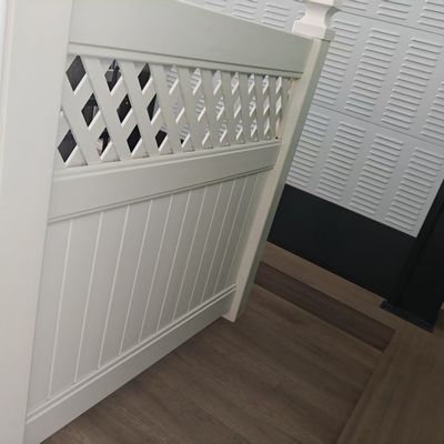 Weather Resistant High Durability 6 Foot Vinyl Privacy Fence PVC Fence Panels