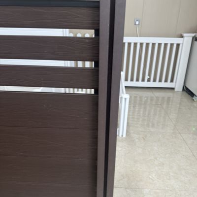 Modern WPC Fence Panel Easy To Install With Interlocking System