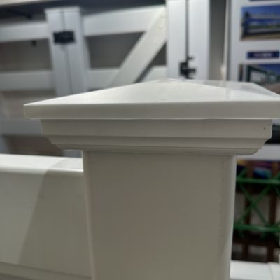 Green Material 6 H White Privacy Pvc Fence Panel UV Proof outdoor plastic fence panels