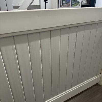 Green Material 6 H White Privacy Pvc Fence Panel UV Proof outdoor plastic fence panels