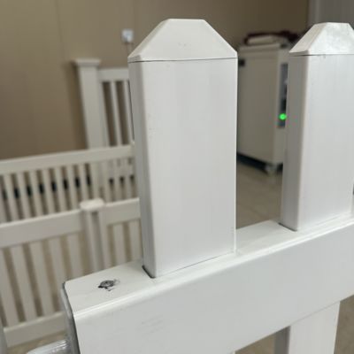 High PVC Vinyl Picket Privacy Fence 4ft DIY Installation UV Resistant