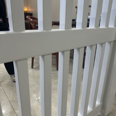 1.22m High Lightweight PVC Garden Fence Cost Effective for Yards Outdoor spaces