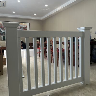 4*8ft All Weather Vinyl Pool Fence Panels Minimal Maintenance DIY Installation