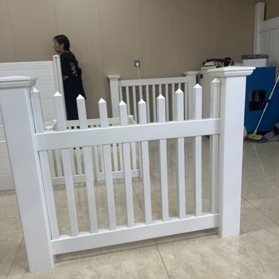 Attractive Decorative Ideal White Picket Pvc Fence Durable Insect Resistance