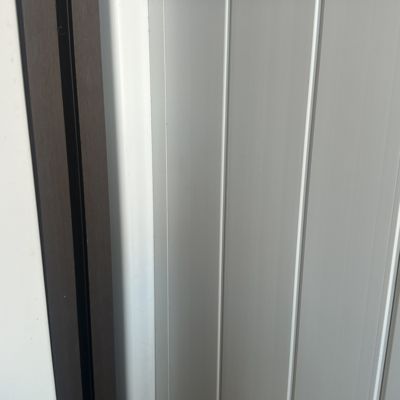 Heavy Duty Plastic Pvc Fence Panels UV Protection White Vinyl Fencing Panels