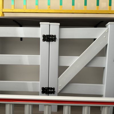 Stable 1.5m High 3 Rail PVC Horse Fence Strong Structure White Vinyl Horse Fence