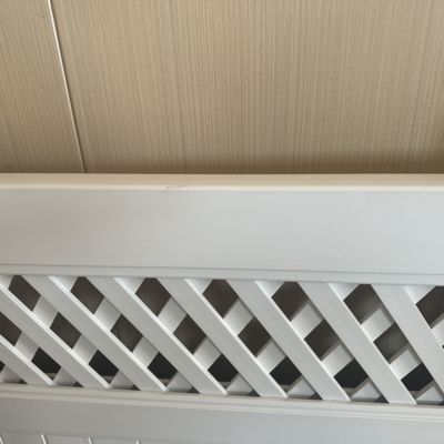 Weather Resistant High Durability 6 Foot Vinyl Privacy Fence PVC Fence Panels