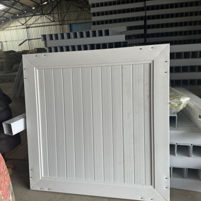 UV Protection Pvc Decorative Fence Panels Post 2590mm Water Proof