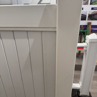 6ft*8ft PVC Privacy Fence UV Resistant Design Vinyl Front Yard Fence