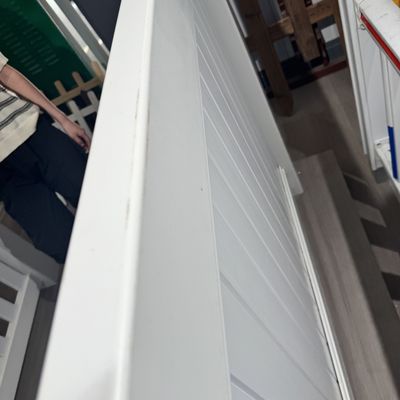 Installation Friendly White Plastic Privacy Fence Durable Column 2590mm