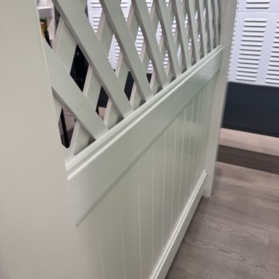 Environmental Friendly Pvc Privacy Vinyl Fence Panel 6ft*8ft Heavy Duty