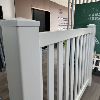 8ft Wide Modern Vinyl Pvc Pool Fencing Height Adjustable Termite Proof