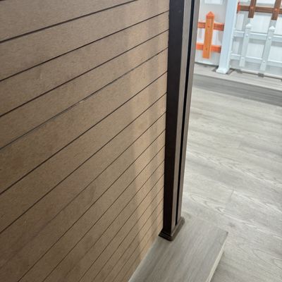 wpc fence customized szie fence