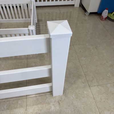 Lightweight 1.5m 3 Rail PVC Horse Fence Easy Setup For Livestock