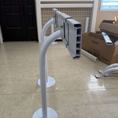 Customized 2.4m PVC Privacy Fence panels plastic pvc fenc panels