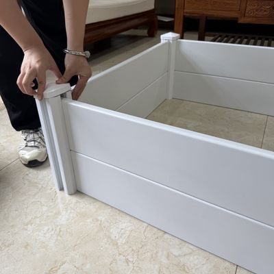 Stylish Waterproof Planter Box Pvc Landscape Decoration Easy To Clean