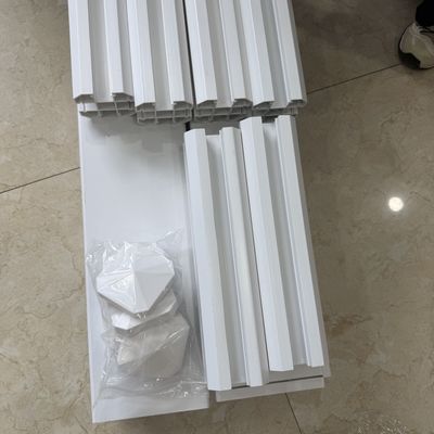 Customized 2.4m PVC Privacy Fence panels plastic fencing