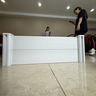 Customized 1.82m PVC Privacy Fence panels plastic fencing