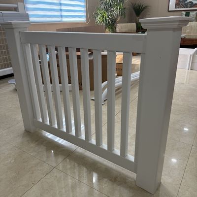 4ft High Pvc Garden Fence Quick Install White Weather Resistant