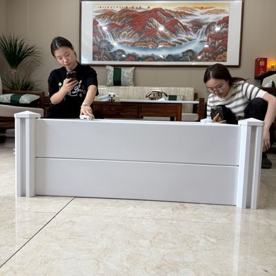 Eco Friendly White Pvc Planter Boxes Sustainable Choice Gardening Decoration