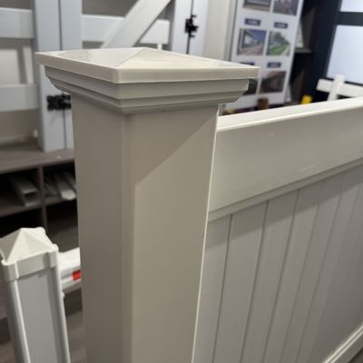 UV Resistant PVC Vinyl Fence Easy To Install White Vinyl Fence Boards 6feet×8feet