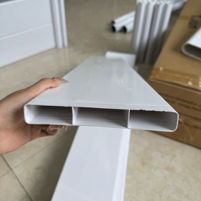 Customized 1.82m PVC Privacy Fence panels plastic fencing