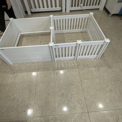 Stylish PVC Puppy Playpen White Pet Fence Customized UV Resistant