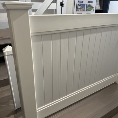 UV Resistant PVC Vinyl Fence Easy To Install White Vinyl Fence Boards 6feet×8feet