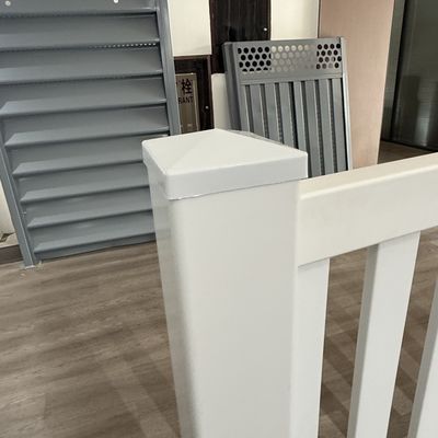 1.2m High Long Lifespan White Pvc Pool Fence Easy To Clean Corrosion Resistant