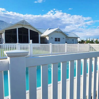 Garden Yard pvc garden fence Durable Material Quick Installation Fence
