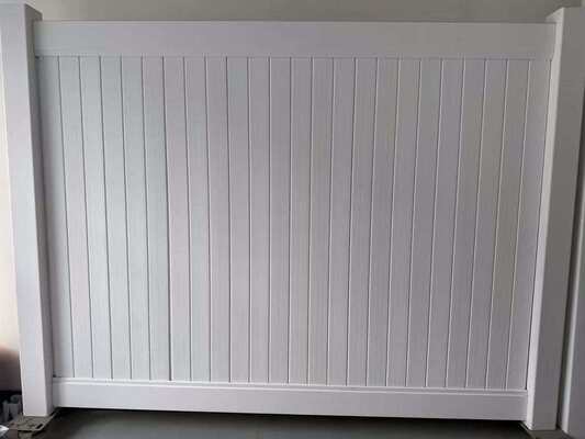 White PVC Fence UV protection