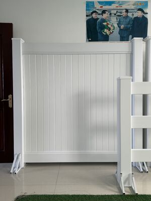 White PVC Fence UV protection