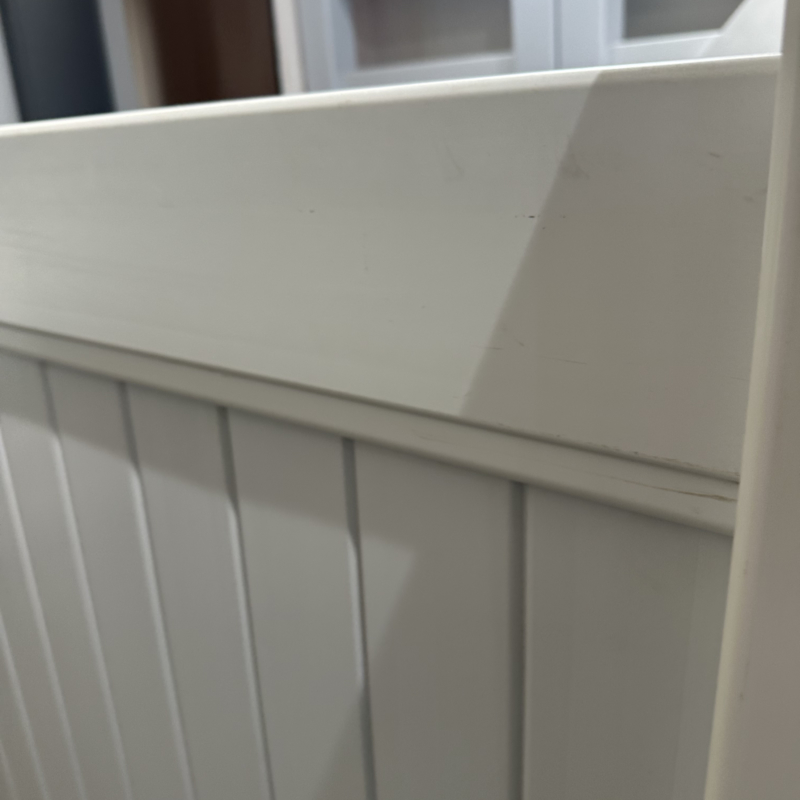 Outdoor Screen Pvc Garden Fence Panels Column 2.59m White Vinyl Fence Boards