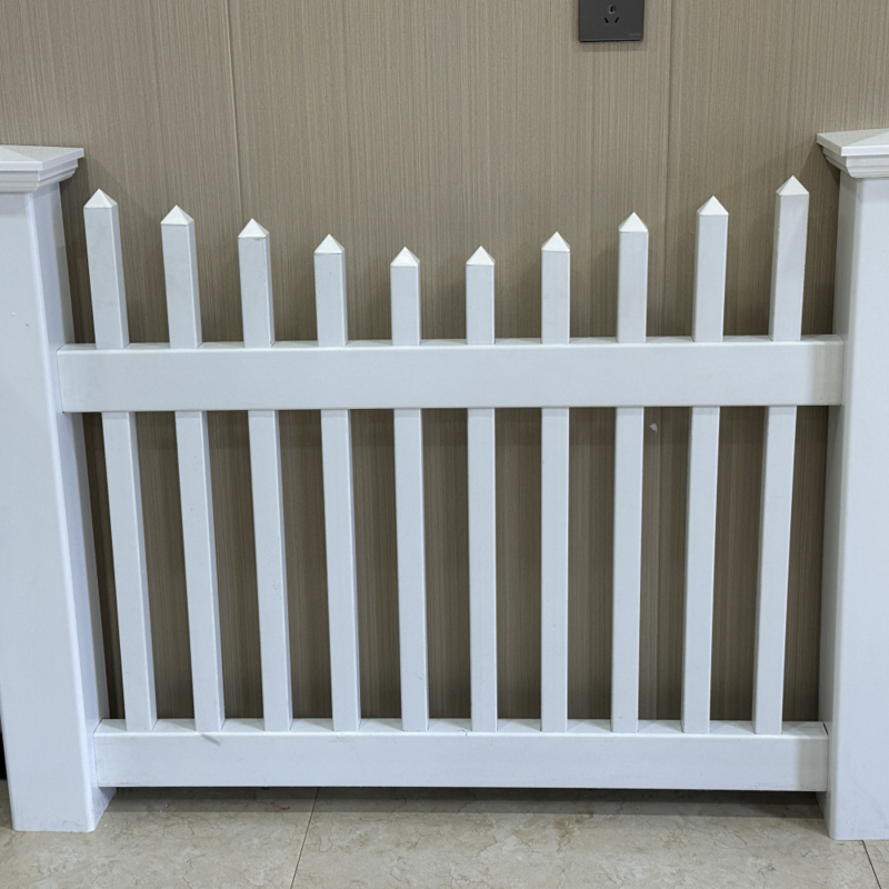Attractive Decorative Ideal White Picket Pvc Fence Durable Insect Resistance