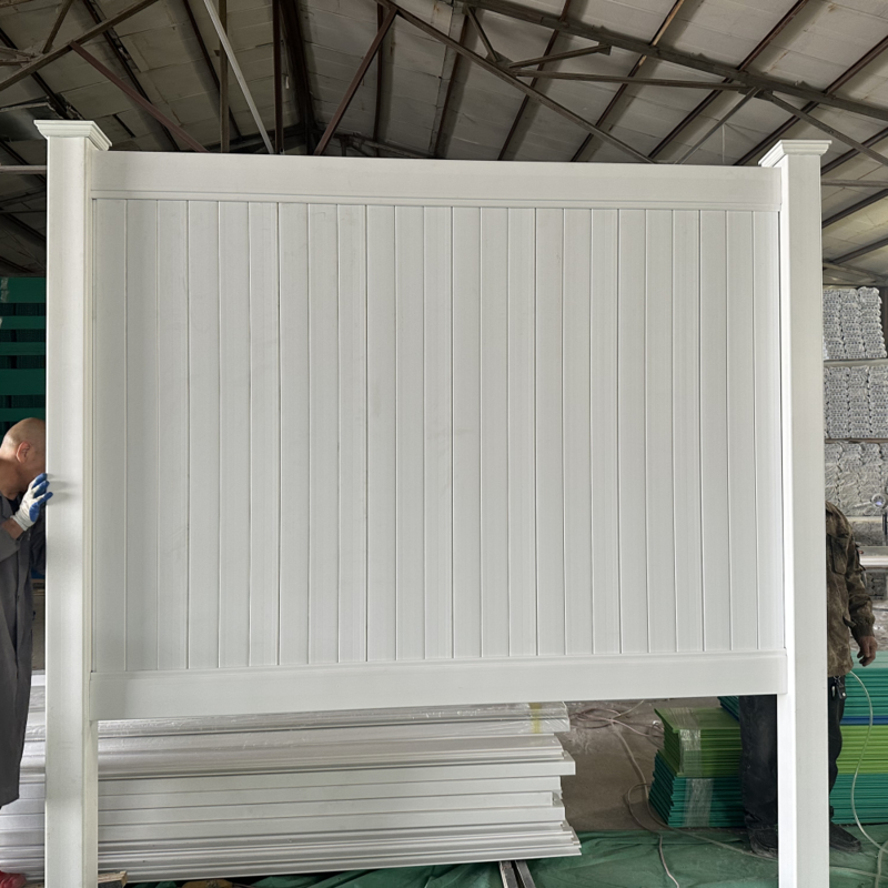Sturdy Column 2.59m Pvc Privacy Fence Minimal Maintenance 6x8 Vinyl Privacy Fence Panels