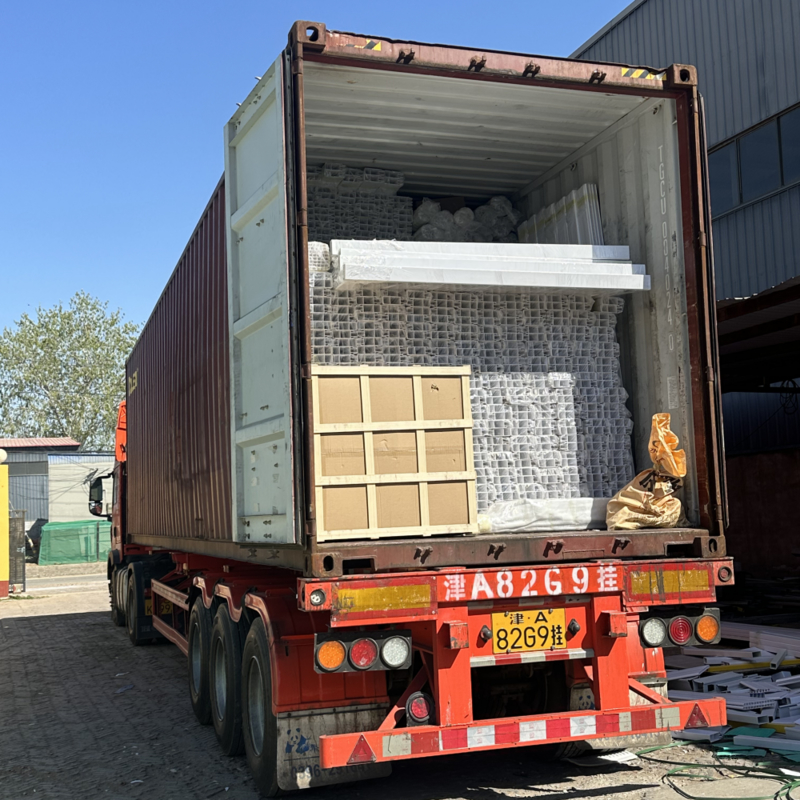 Custom color Pvc Privacy Fence vinyl metal