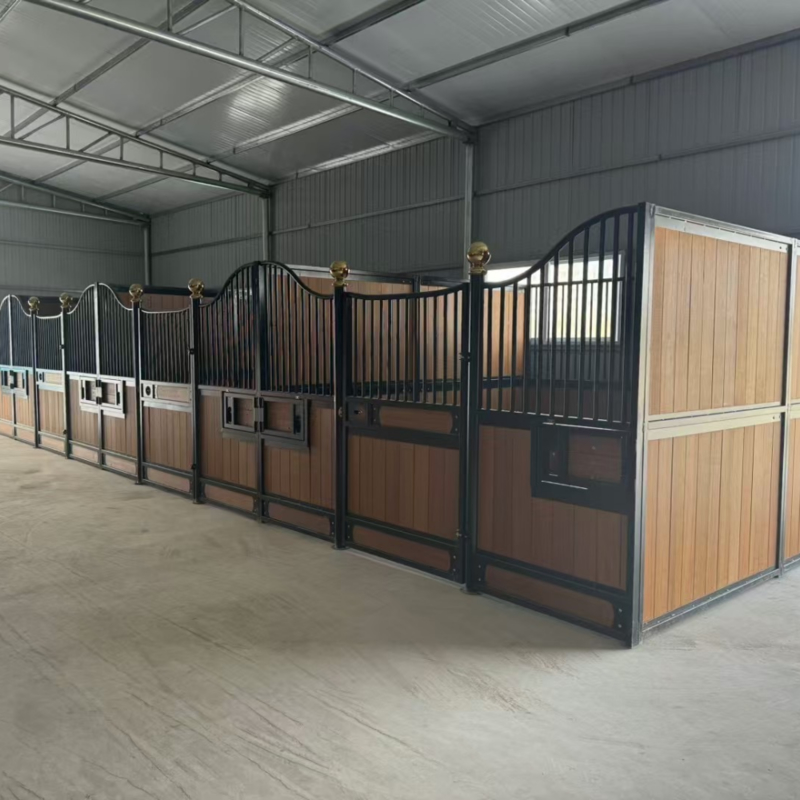 High Strength Equestrian Temporary Stables With Bamboo Infill Panels