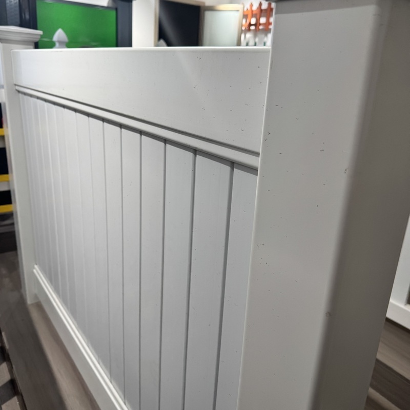 high grade Column 2.59m Pvc White Vinyl Fence For Privacy Fence Simple Installation