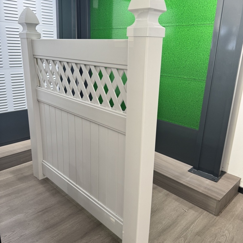 Custom Color PVC Vinyl Privacy Fence Panel Quick Install Factory Direct