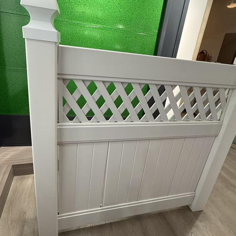 Rust proof plastic pvc fencing Garden Sight Block Wall