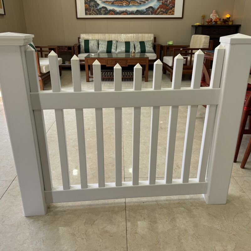 Pure White Maintenance-Free PVC Picket Fence 4ft High