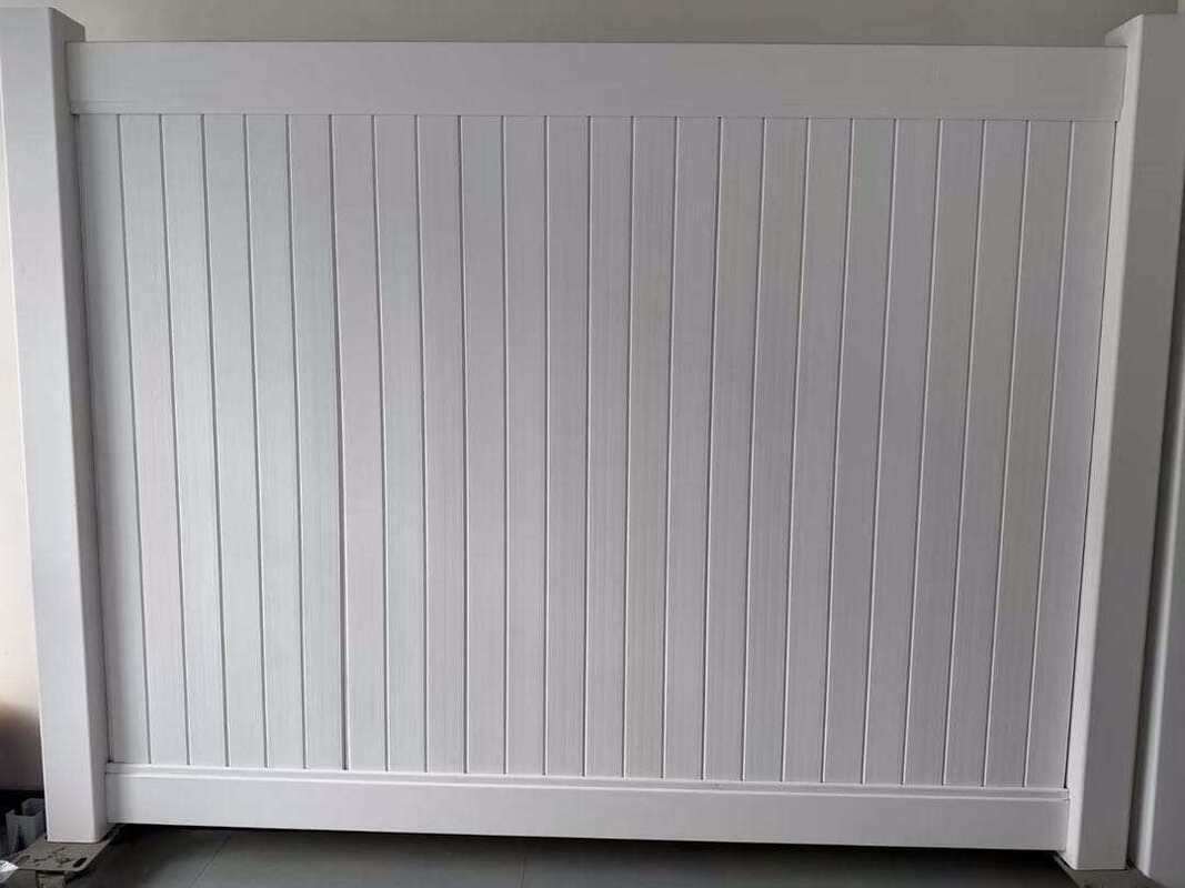 White PVC Fence UV protection