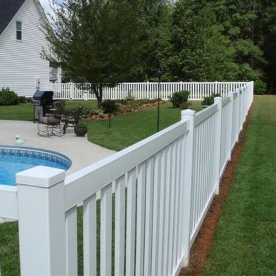 PVC Swimming Pool Fence 1.2x2.4m Safety Barrier Child Proof Pool Enclosure Panel