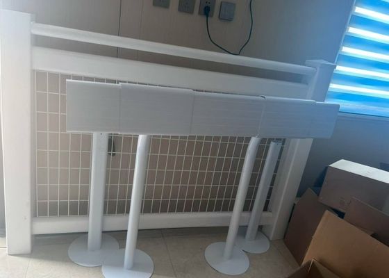 2.44m Wide PVC Vinyl Horse Fencing Running Fence Routed Post Type