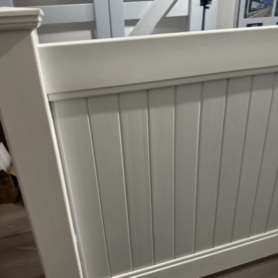 6ft High Plastic Privacy PVC Vinyl Fence 8ft Wide UV Protected