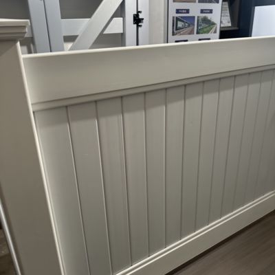 6ft*8ft PVC Privacy Fence UV Resistant Design Vinyl Front Yard Fence