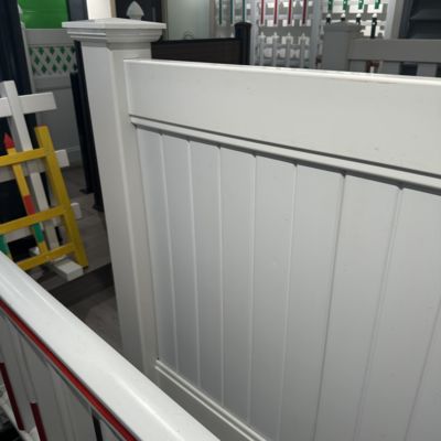 UV Protection PVC Privacy Fence 1.82m High Effortless Maintenance